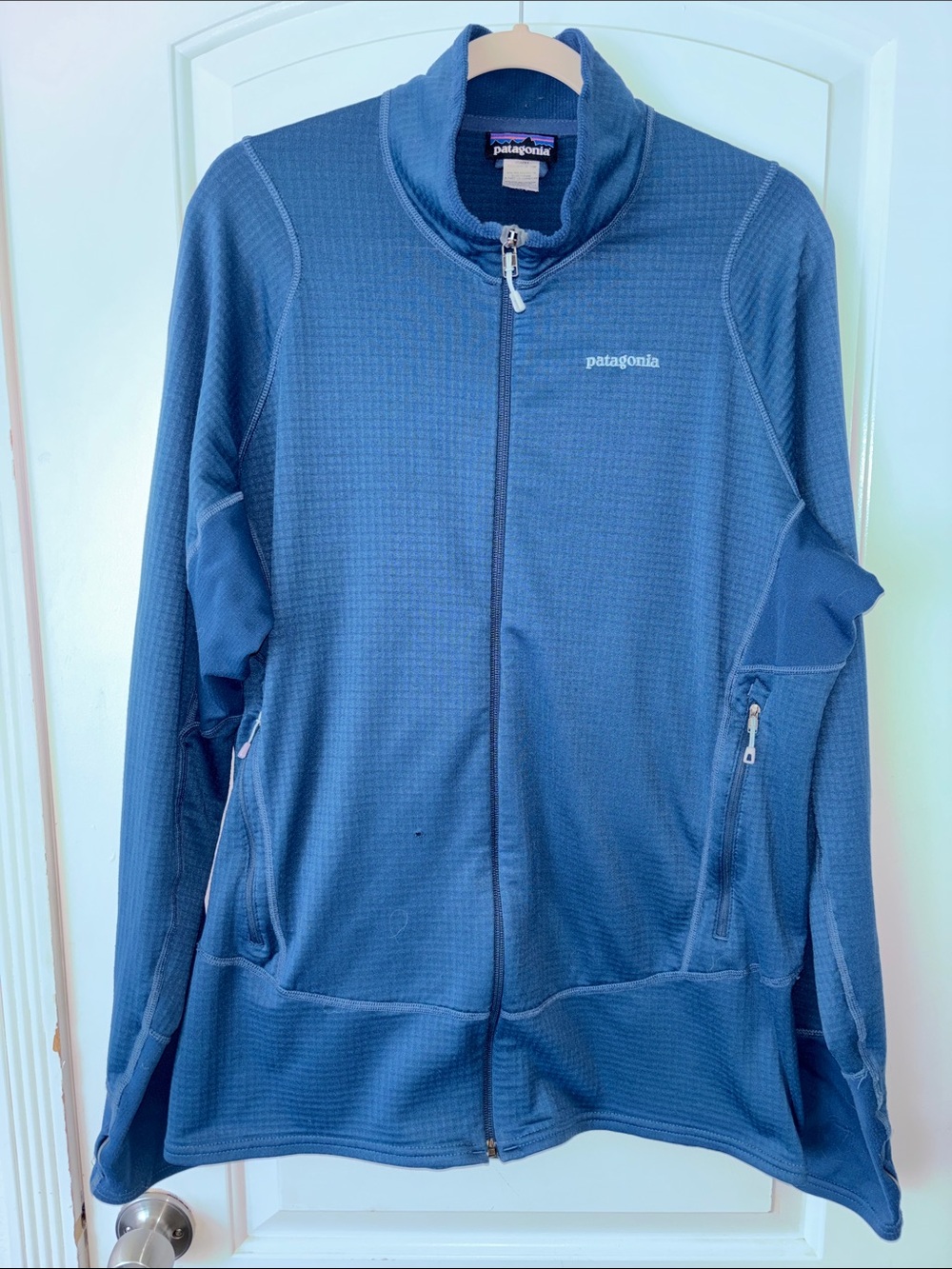 Patagonia Men's Lightweight Blue Full-Zip Shirt Jacket